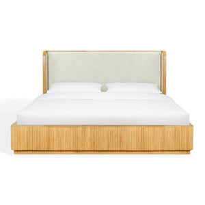 Safavieh Couture Barrymore Reeded Wood Bed, SFV2227