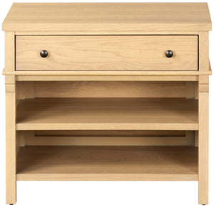 Safavieh Couture Haylie 1 Drawer Wood Nightstand, SFV2232