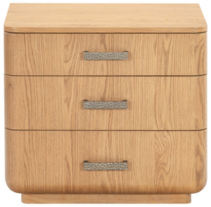 Safavieh Couture Carmilla 3 Drawer Nightstand, SFV2241