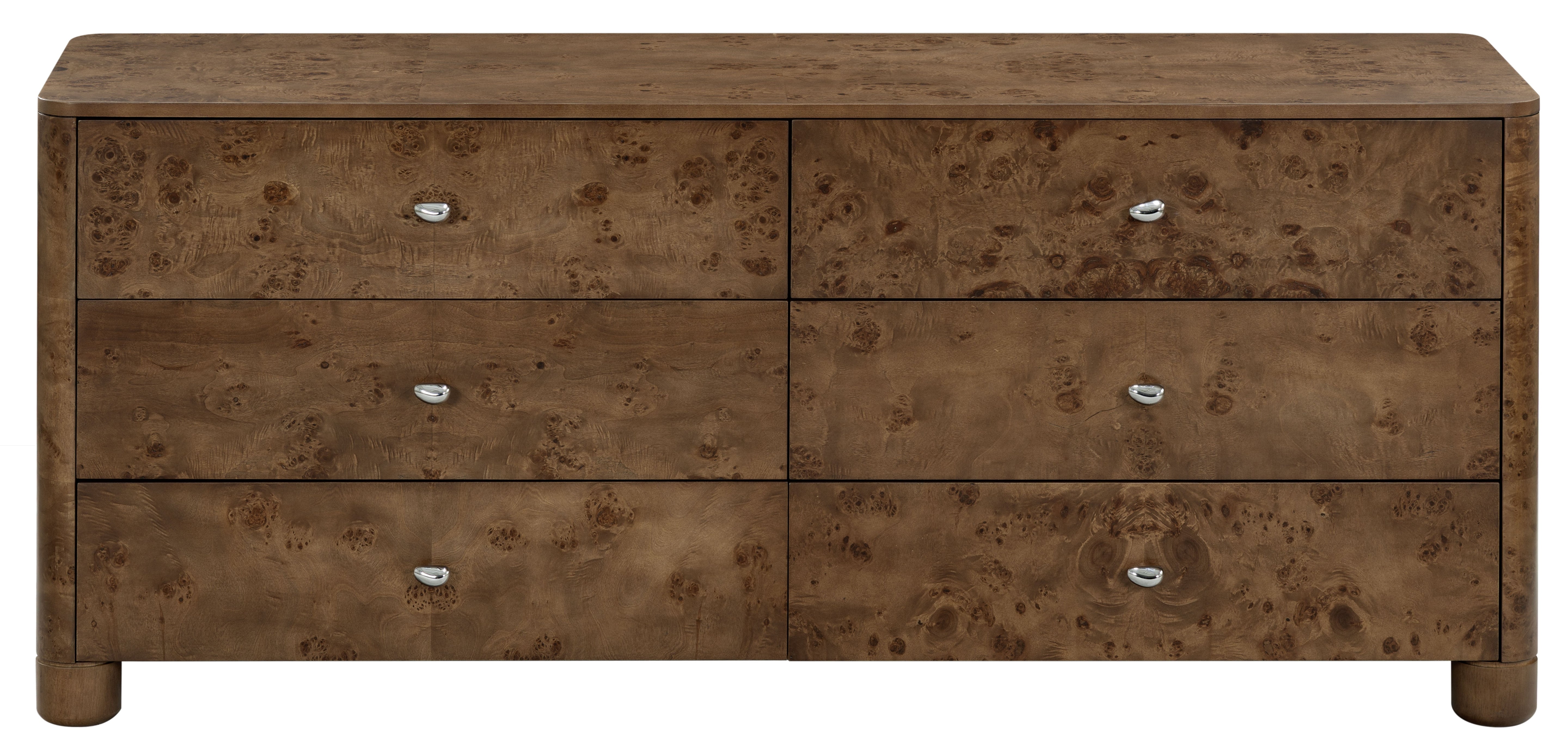 Josephina Burl Wood Dresser – DARK WALNUT BURL