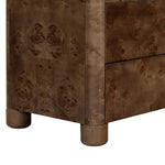 Josephina Burl Wood Dresser – DARK WALNUT BURL
