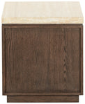 DARK BROWN OAK / TRAVERTINE