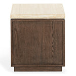DARK BROWN OAK / TRAVERTINE