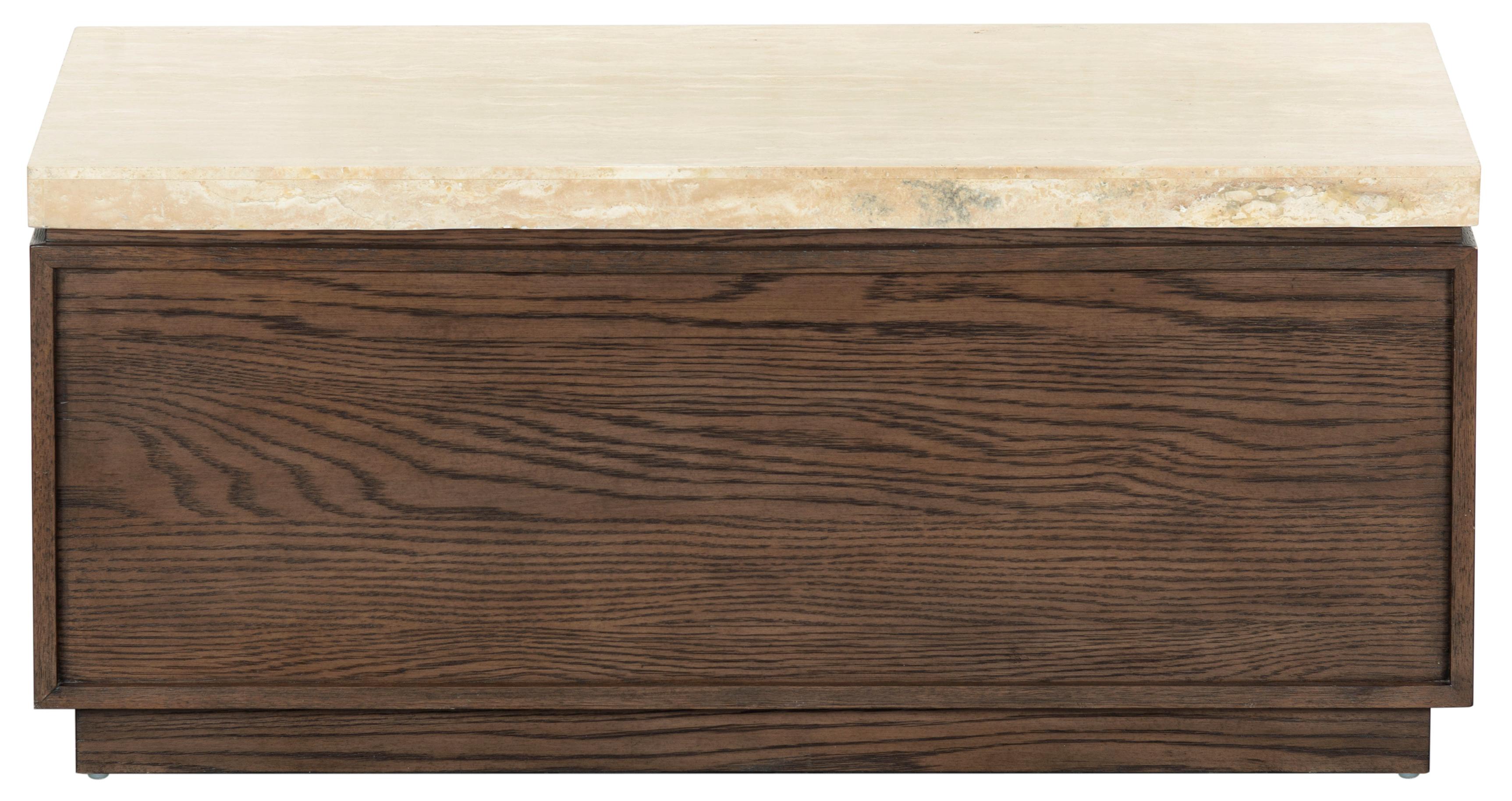 DARK BROWN OAK / TRAVERTINE