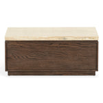 DARK BROWN OAK / TRAVERTINE