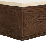 DARK BROWN OAK / TRAVERTINE