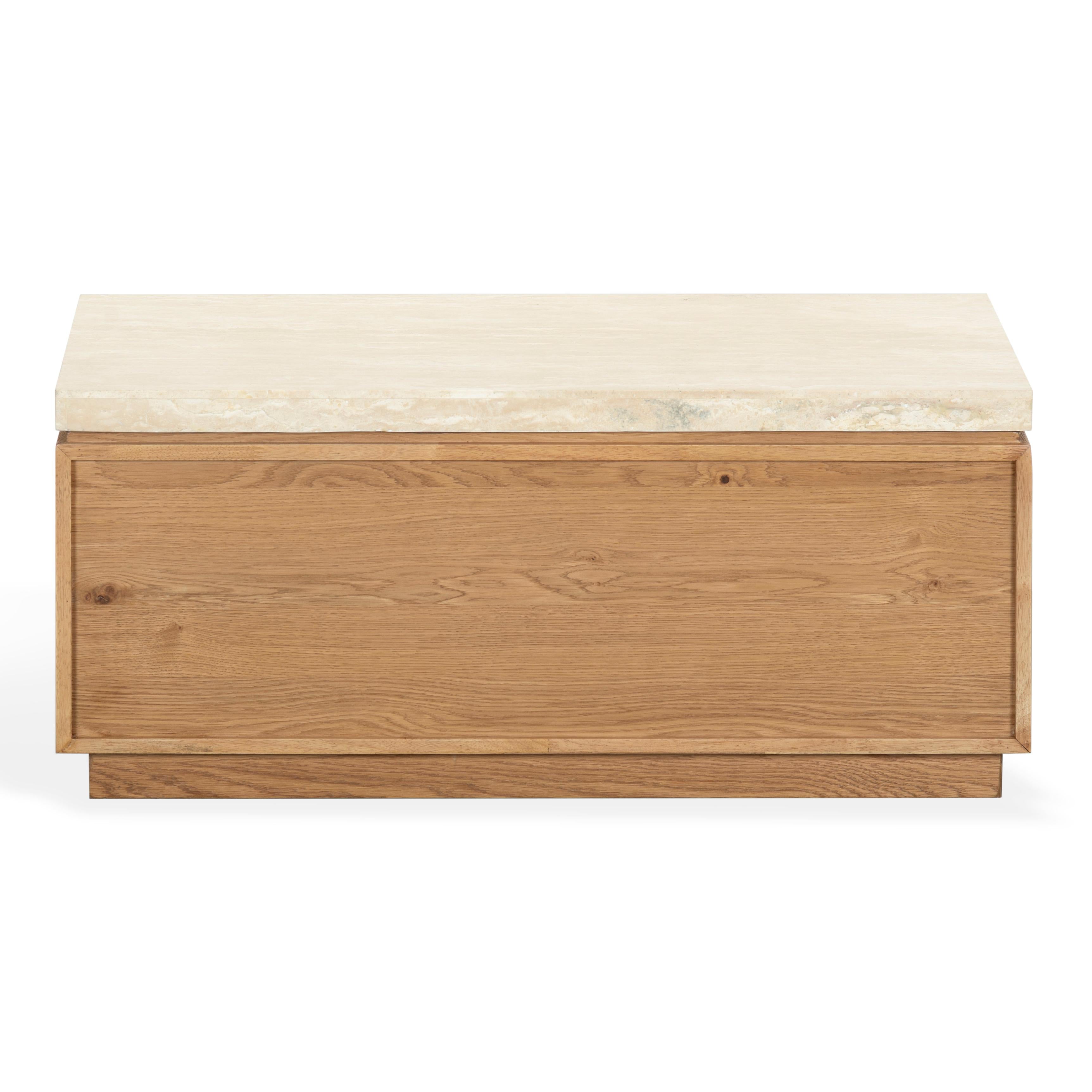 BROWN OAK / TRAVERTINE