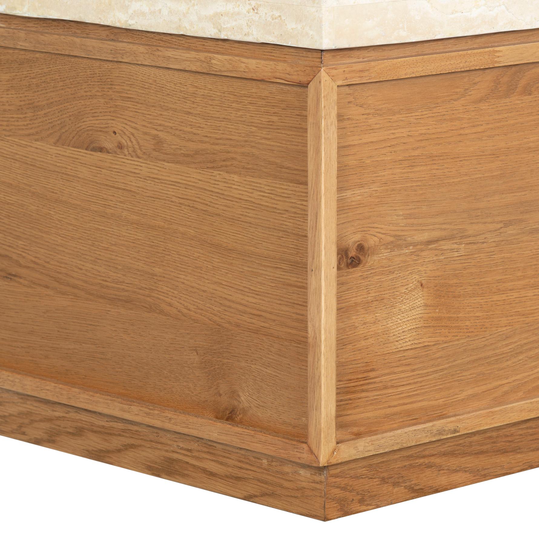BROWN OAK / TRAVERTINE
