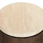 DARK BROWN OAK / TRAVERTINE