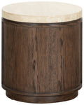 DARK BROWN OAK / TRAVERTINE