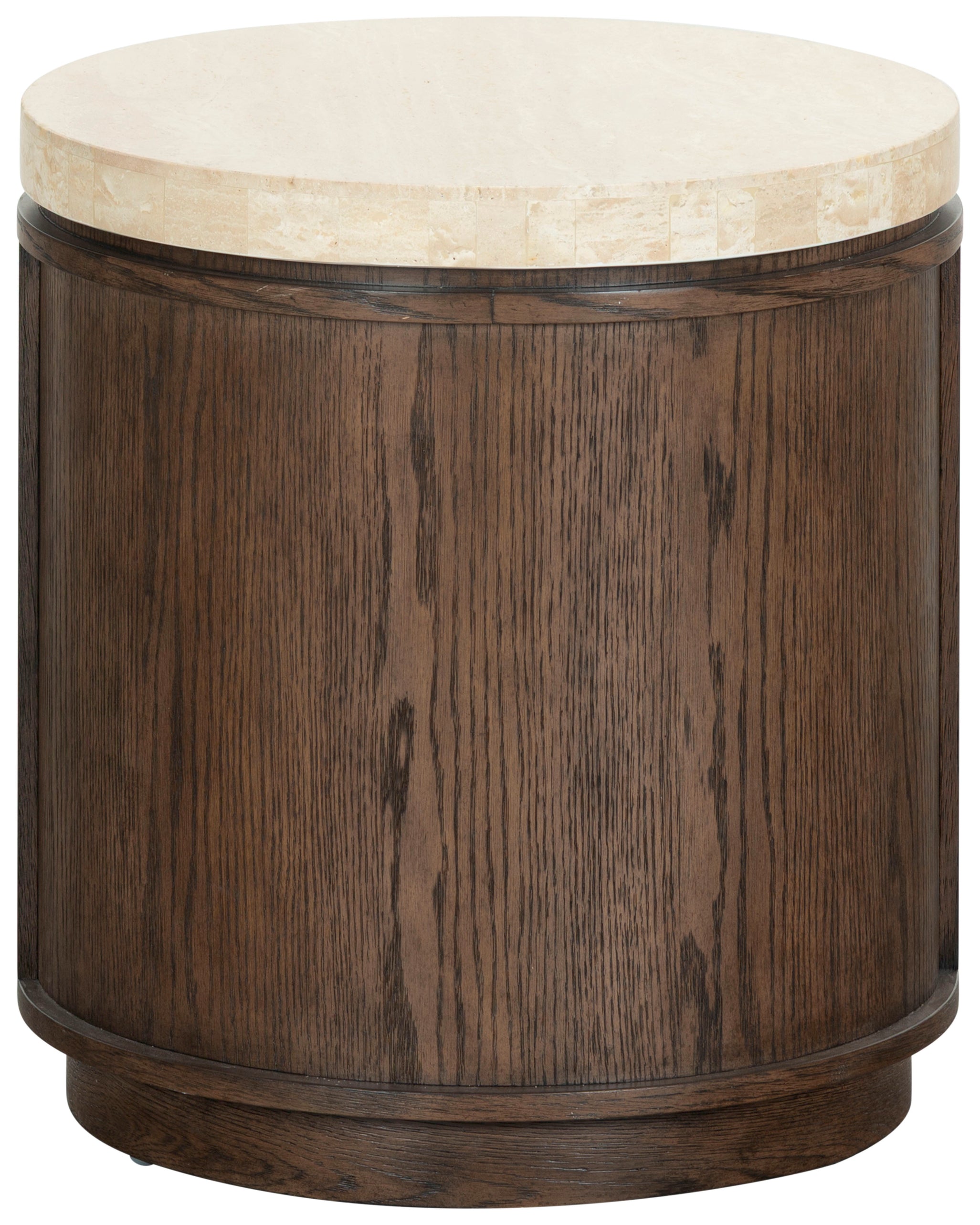 DARK BROWN OAK / TRAVERTINE