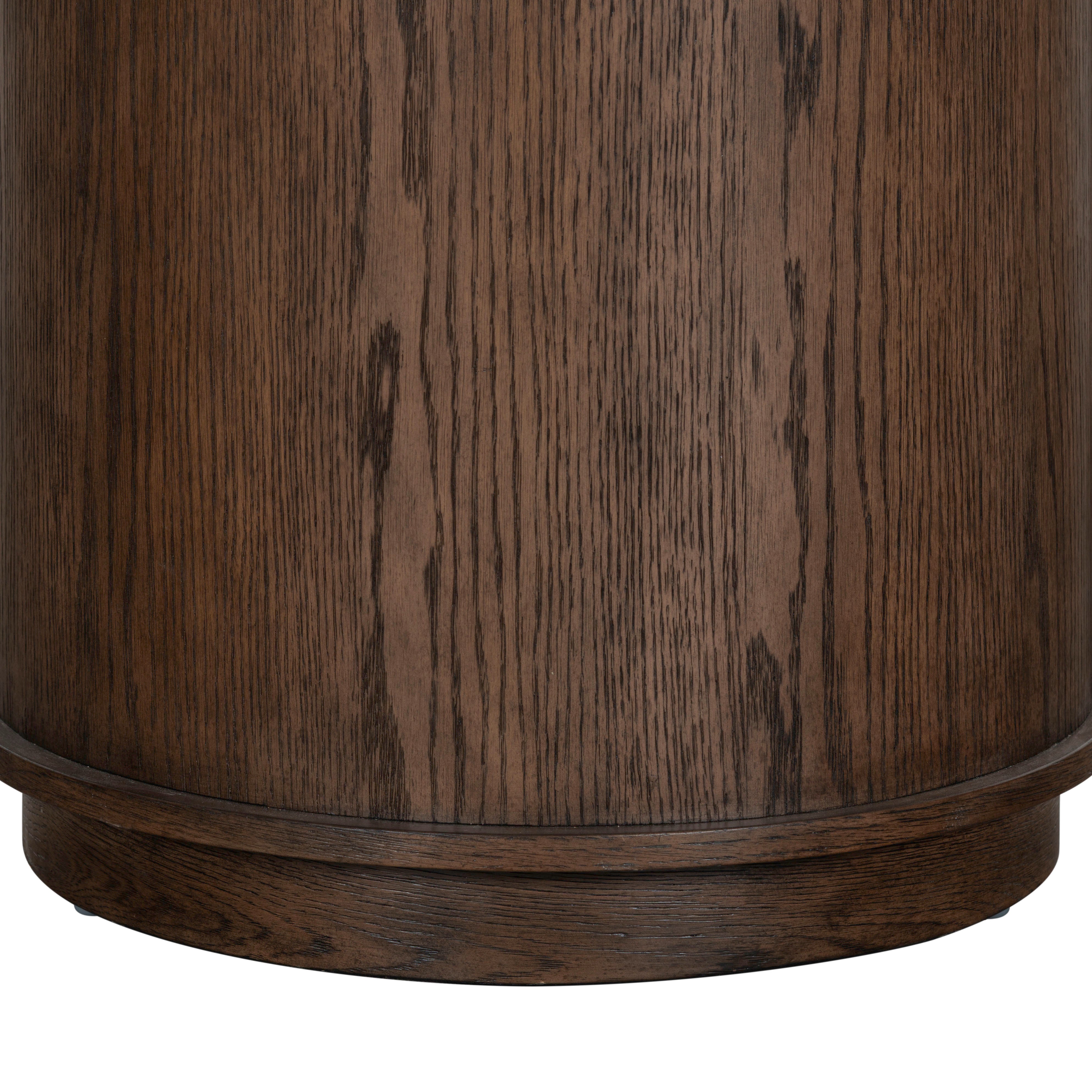 DARK BROWN OAK / TRAVERTINE