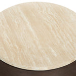 DARK BROWN OAK / TRAVERTINE