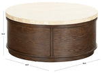 DARK BROWN OAK / TRAVERTINE
