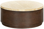 DARK BROWN OAK / TRAVERTINE