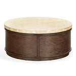 DARK BROWN OAK / TRAVERTINE