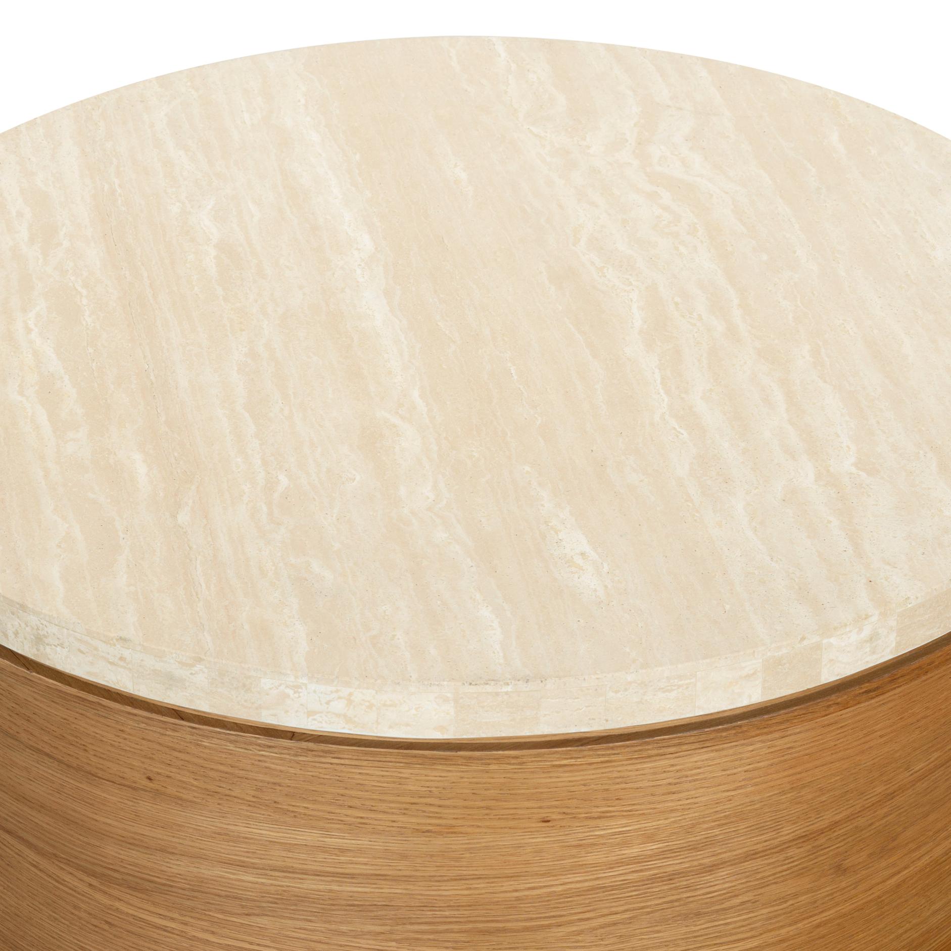 BROWN OAK / TRAVERTINE
