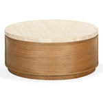 BROWN OAK / TRAVERTINE