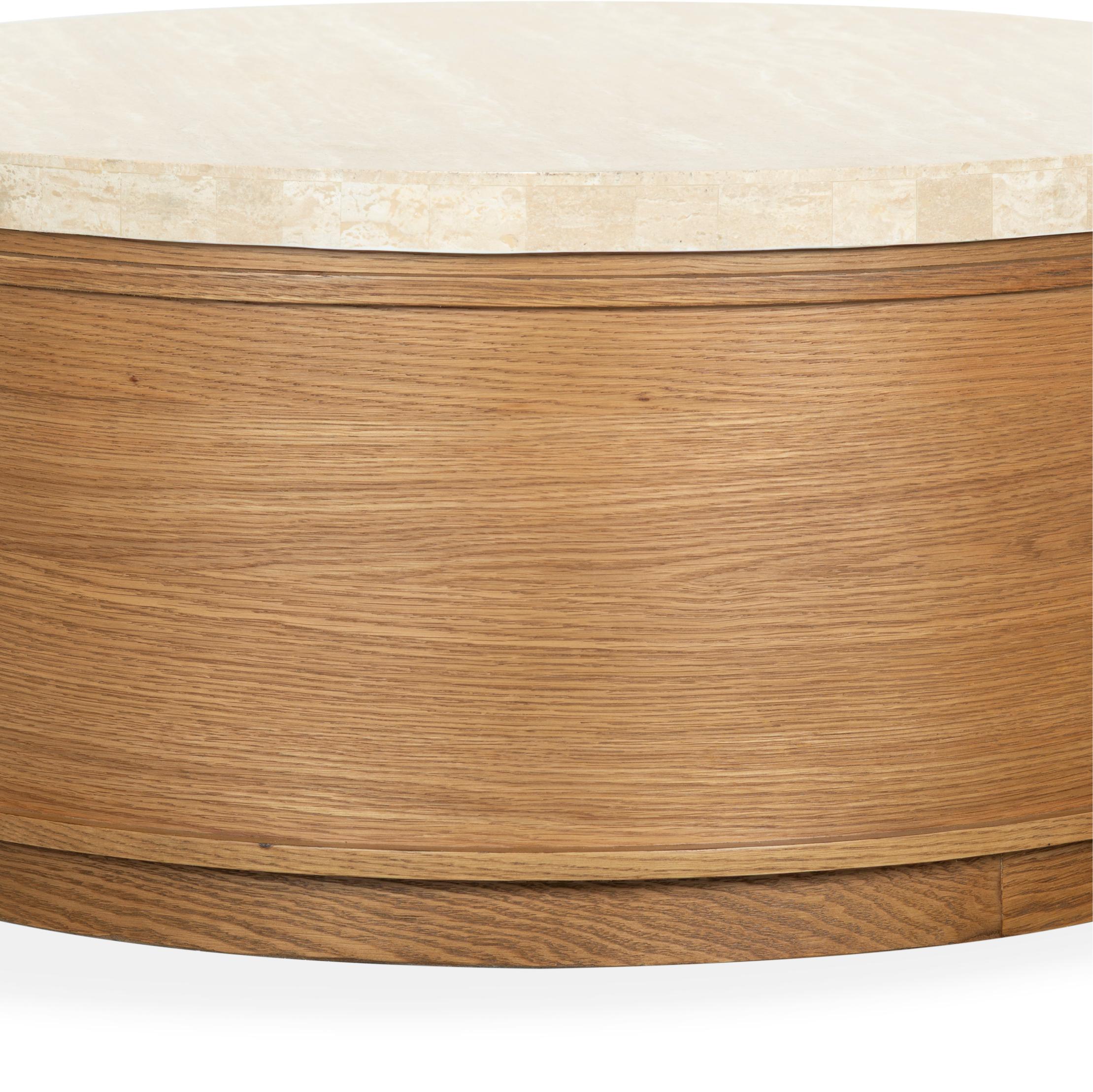 BROWN OAK / TRAVERTINE