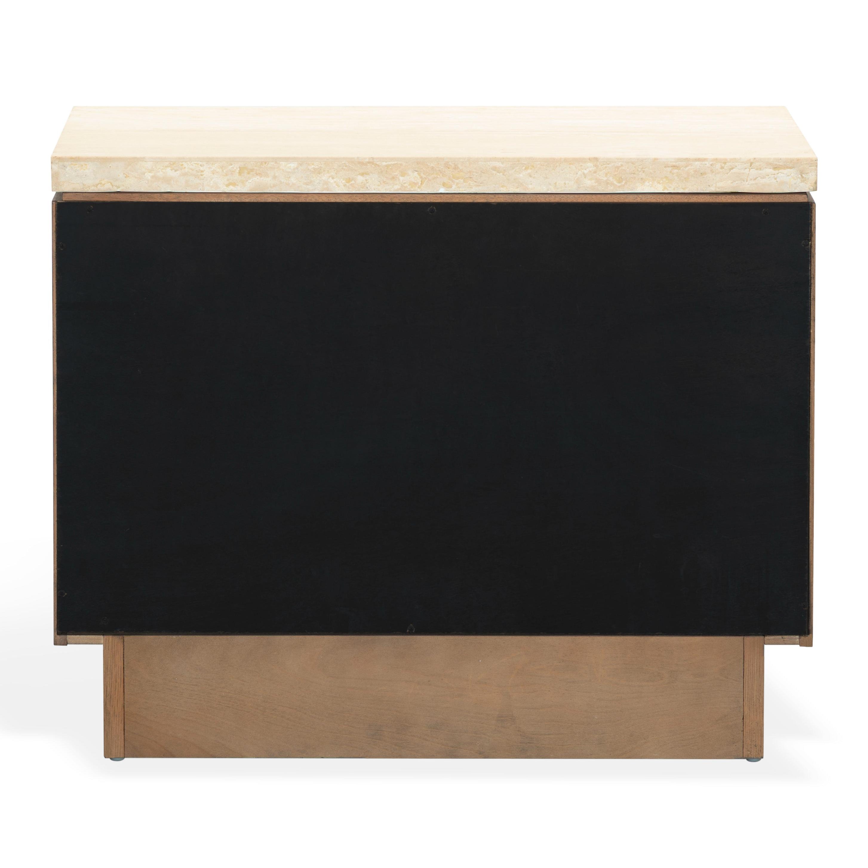 DARK BROWN OAK / TRAVERTINE