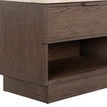 DARK BROWN OAK / TRAVERTINE