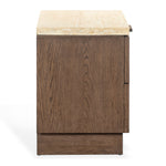 DARK BROWN OAK / TRAVERTINE