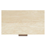 DARK BROWN OAK / TRAVERTINE