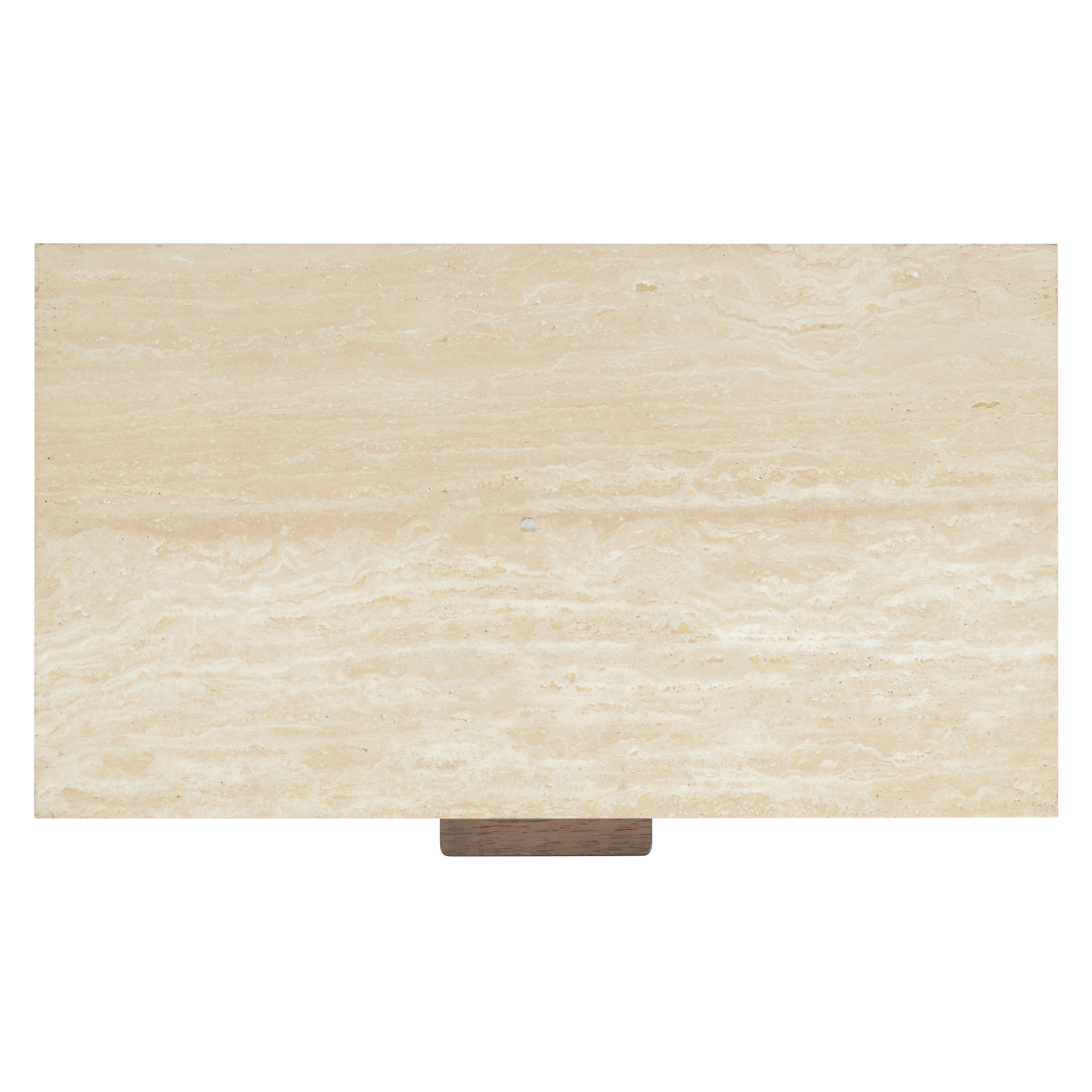 DARK BROWN OAK / TRAVERTINE