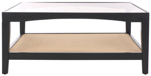 Safavieh Couture Nicolella Square Glass Coffee Table, SFV2311