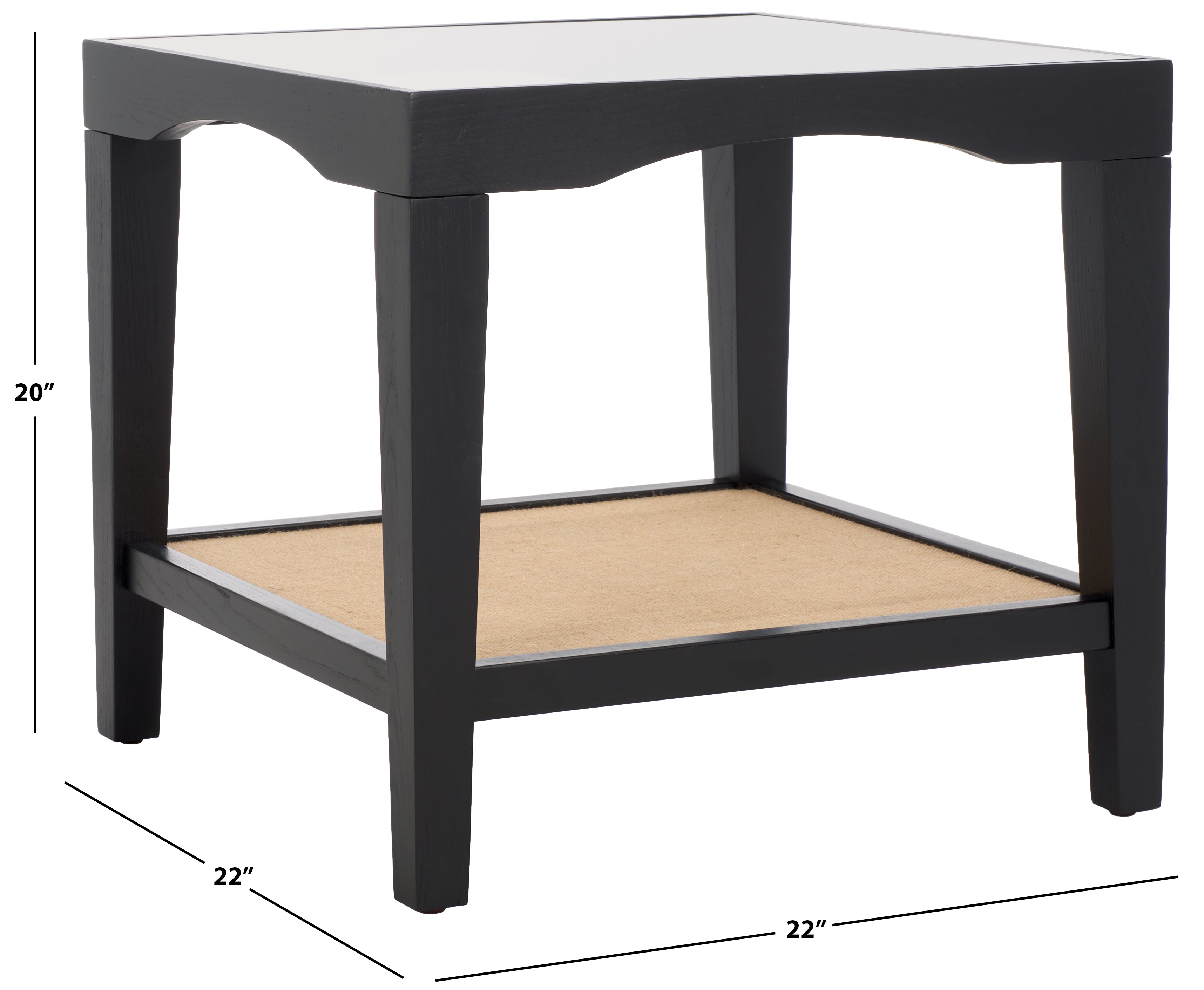 Safavieh Couture Nicolella Accent Table, SFV2312 - Black
