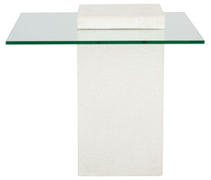 Safavieh Couture Sophibeth Concrete Accent Table, SFV2610