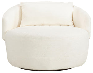 Safavieh Couture Carabeth Swivel Chair, SFV3200