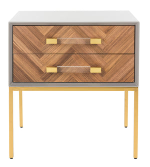 Safavieh Couture Sanford 2-Drawer Side Table, SFV3548