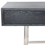 Black Cerused Oak / Silver