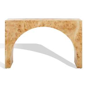 Safavieh Couture Katelynn Burled Mappa Console Table, SFV3590