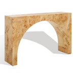 Safavieh Couture Katelynn Burled Mappa Console Table, SFV3590 - Natural