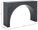 Safavieh Couture Katelynn Burled Mappa Console Table, SFV3590 - Grey