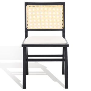 Safavieh Couture Hattie French Cane Cushion Dining Chair (Set of 2), SFV4154
