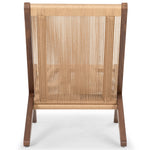 Safavieh Couture Trisha Folding Rope Accent Chair, SFV4156 - Walnut / Natural