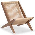 Safavieh Couture Trisha Folding Rope Accent Chair, SFV4156 - Walnut / Natural