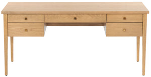 Safavieh Couture Makala 5 Drawer Wood Desk, SFV4232