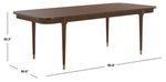 WALNUT / BRASS