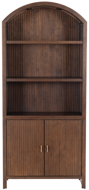Safavieh Couture Elladora Ribbed Wood Bookcase, SFV4240