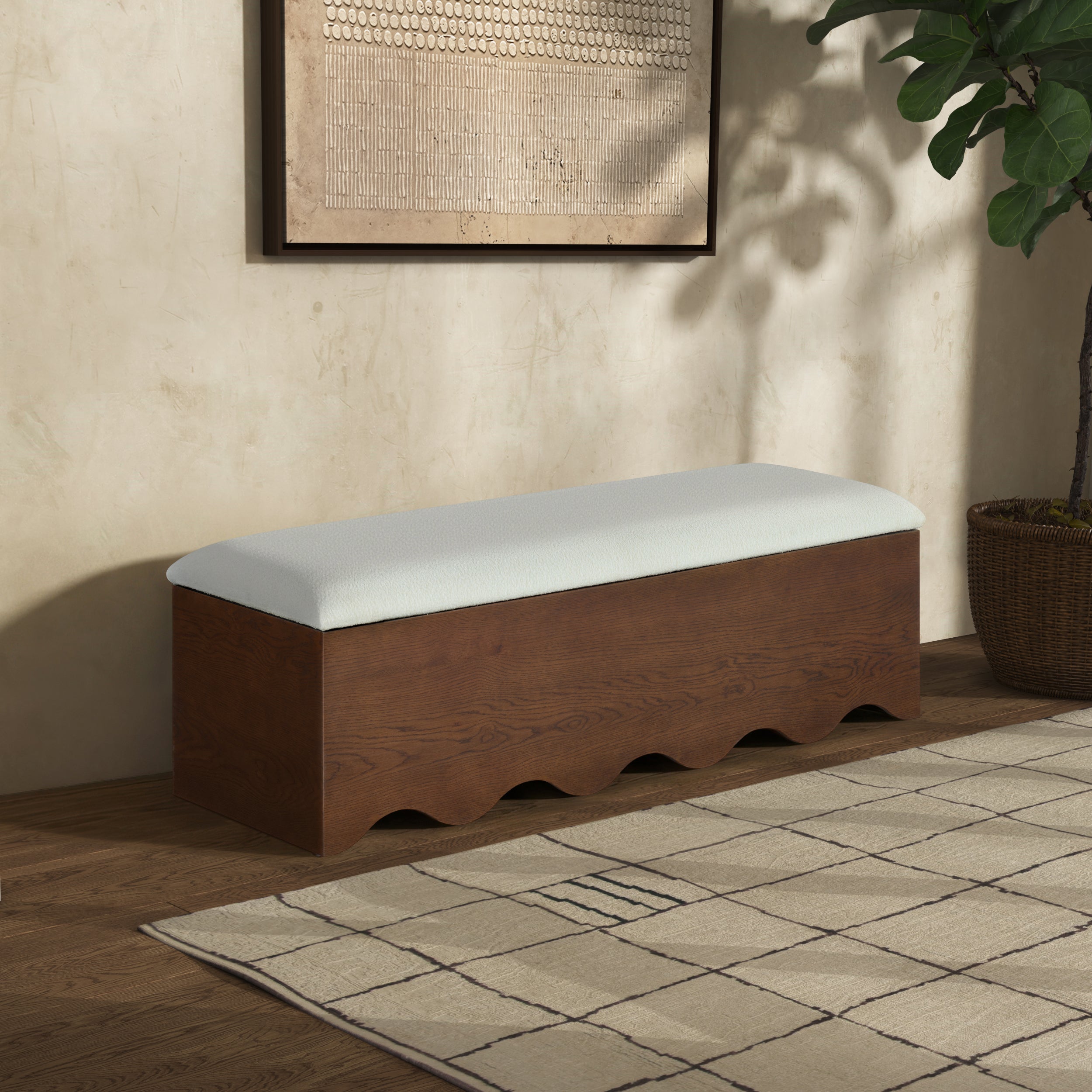 WALNUT / WHITE