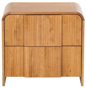 Safavieh Couture Vitale Reeded Wood Nightstand, SFV4259