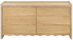 Safavieh Couture Rhylee 6 Drawer Wood Dresser, SFV4265