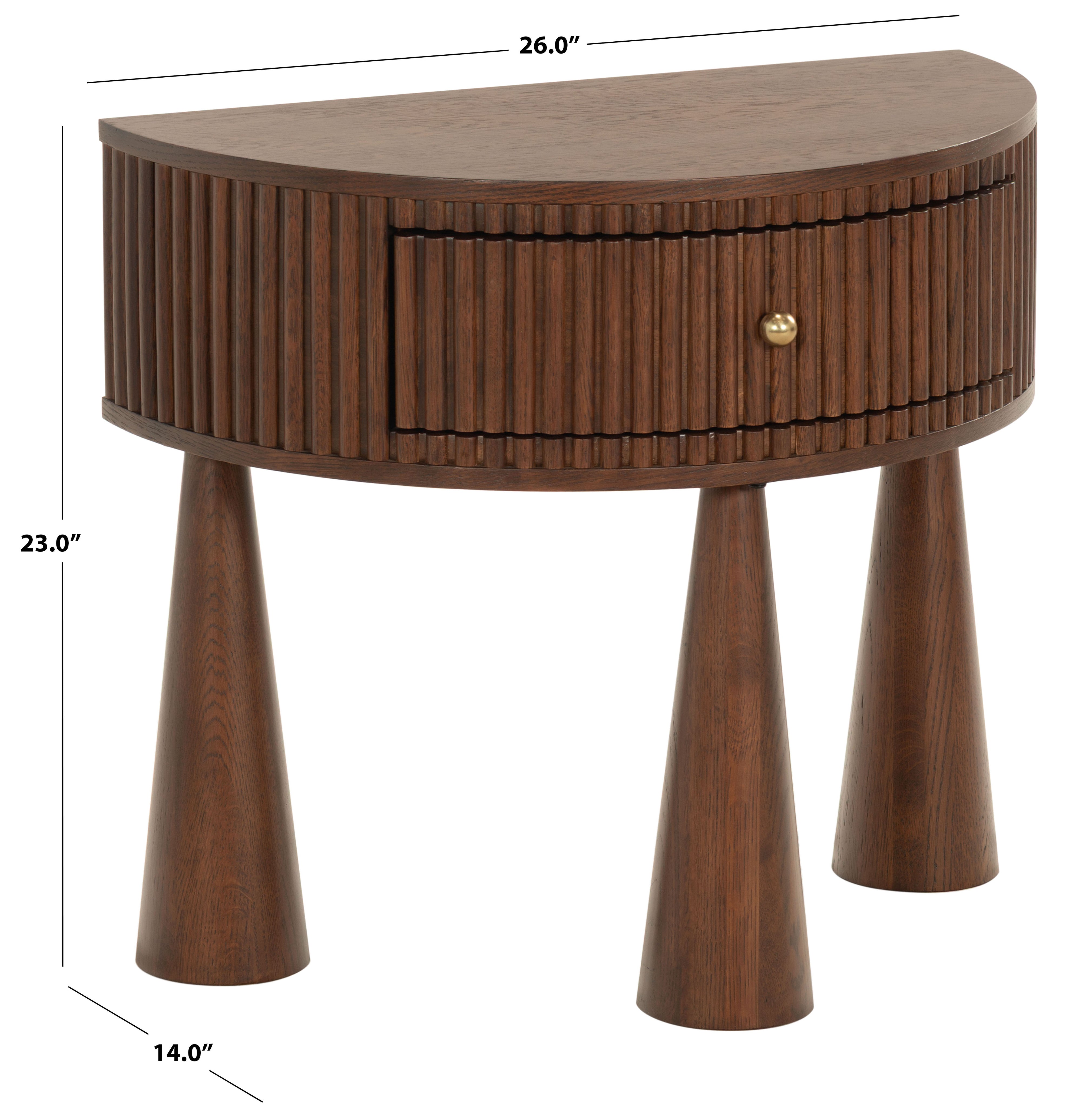 WALNUT / BRASS