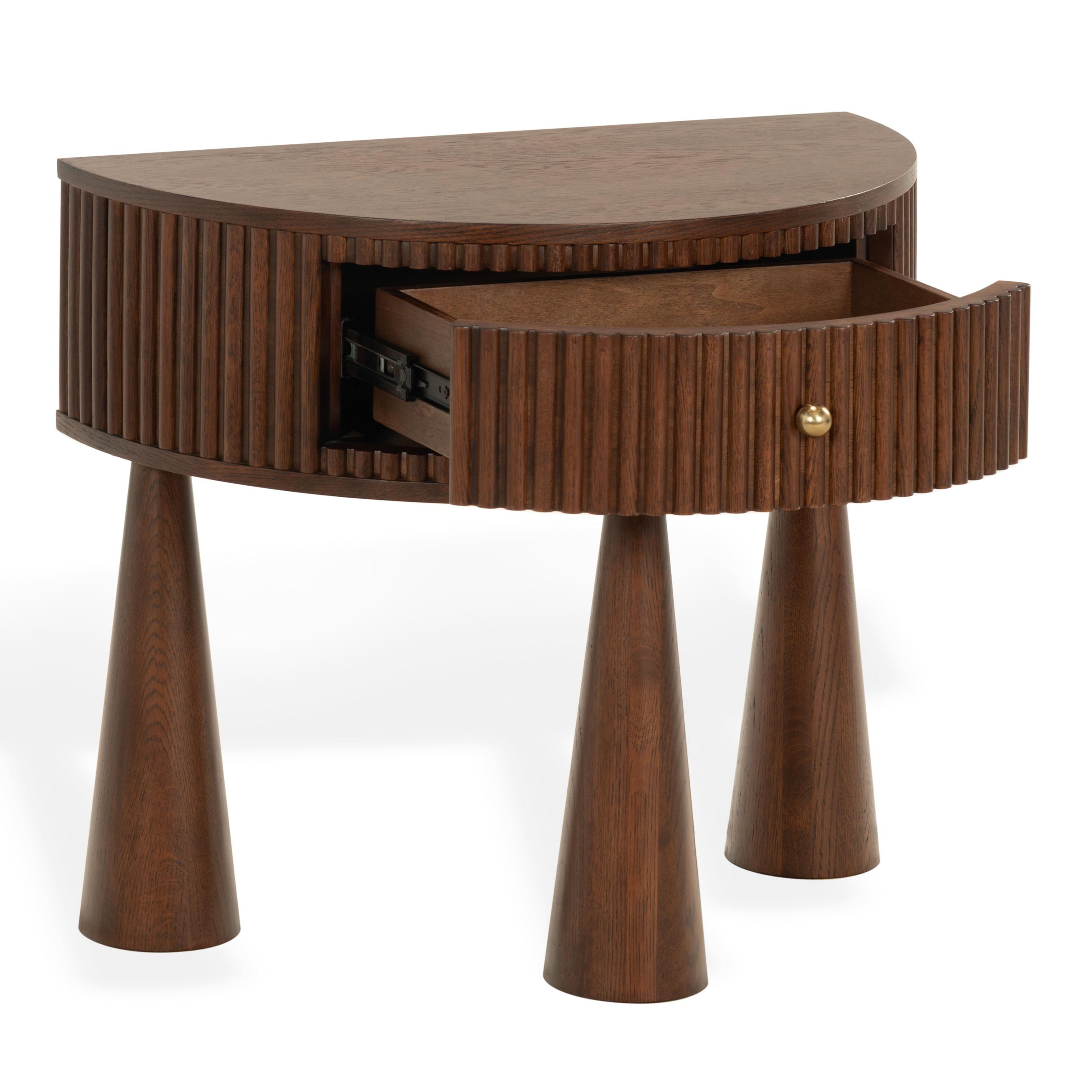 WALNUT / BRASS