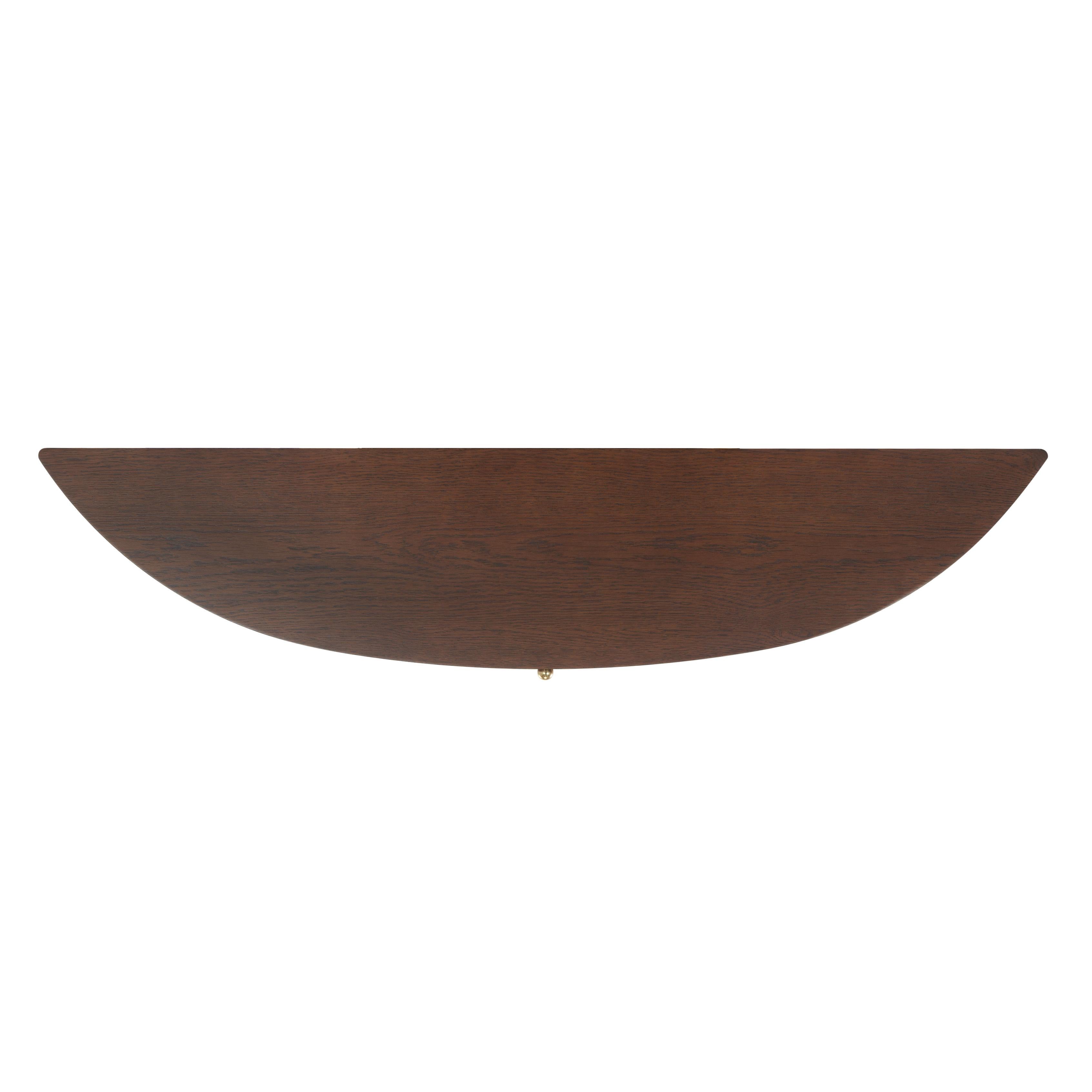 WALNUT / BRASS
