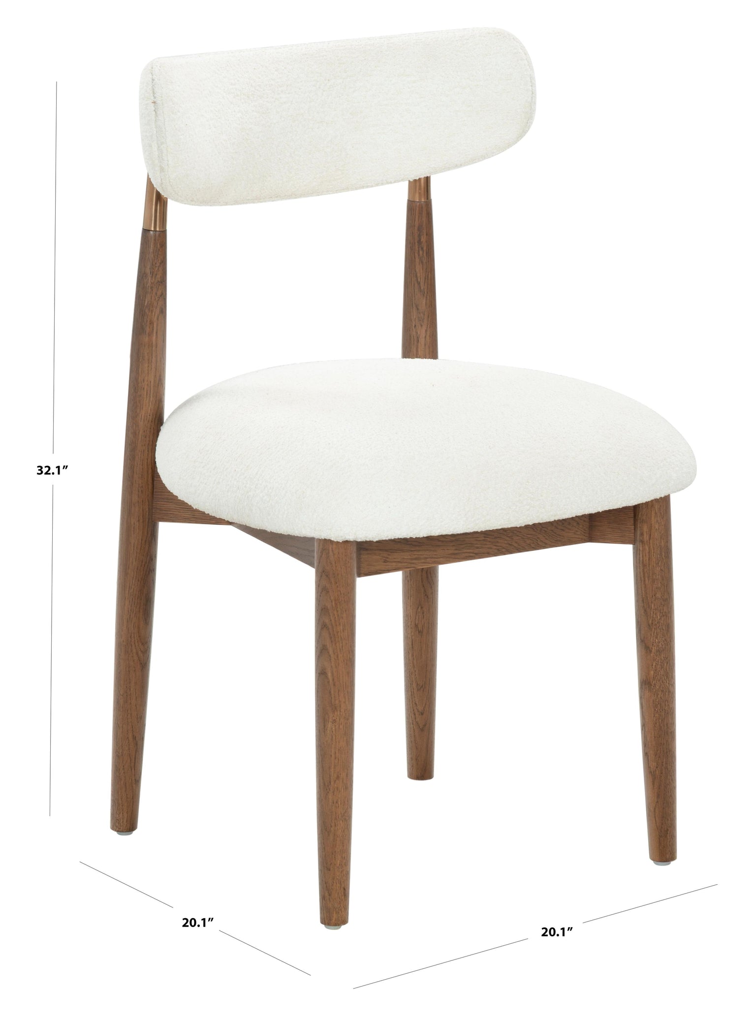 WHITE / WALNUT